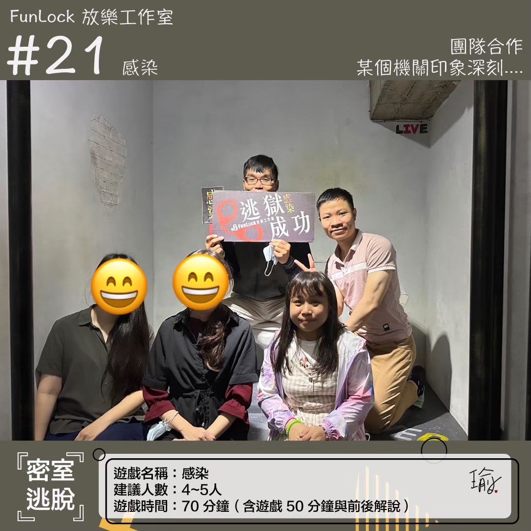 《感染》密室逃脫心得｜放樂工作室